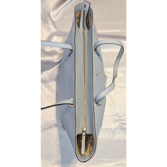 Kate Spade Cedar Street Harmony Tote Saffiano Leather Shoulder Bag Lt Blue EUC - Picture 7 of 12